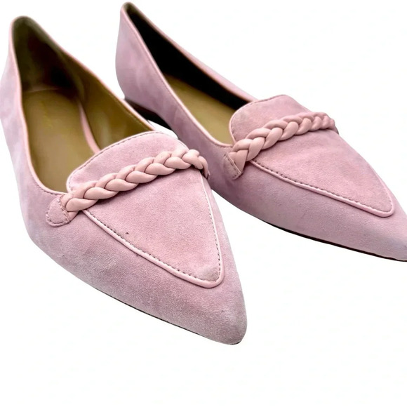 Ann Taylor Dusty Pink Pointed toe Ballet flats Size 7,5 - Picture 1 of 7